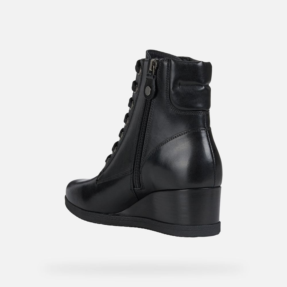 Bottines Geox Anylla - Noir - Femme 638109-MTA